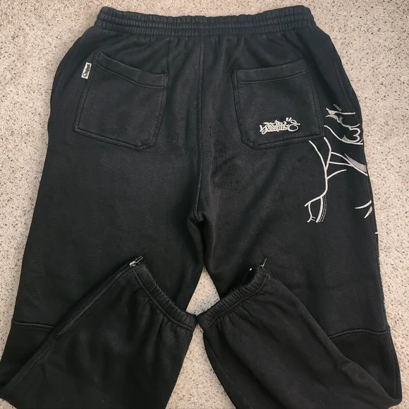 South Pole Vintage Fat Albert Black Jogger Sweatpants